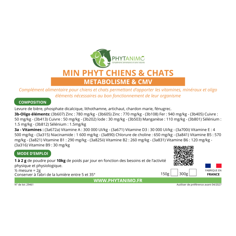 Min Phyt Chiens & Chats